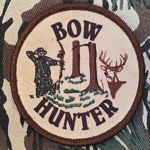 Vintage Camo Hat Unisex‎ Adults Bow Hunter Short Bill Snapback